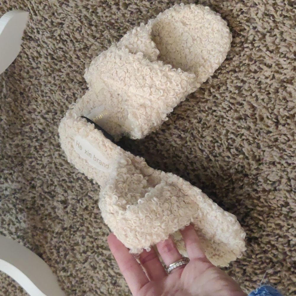 Fuzzy Slippers - Picture 2 of 2